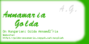 annamaria golda business card